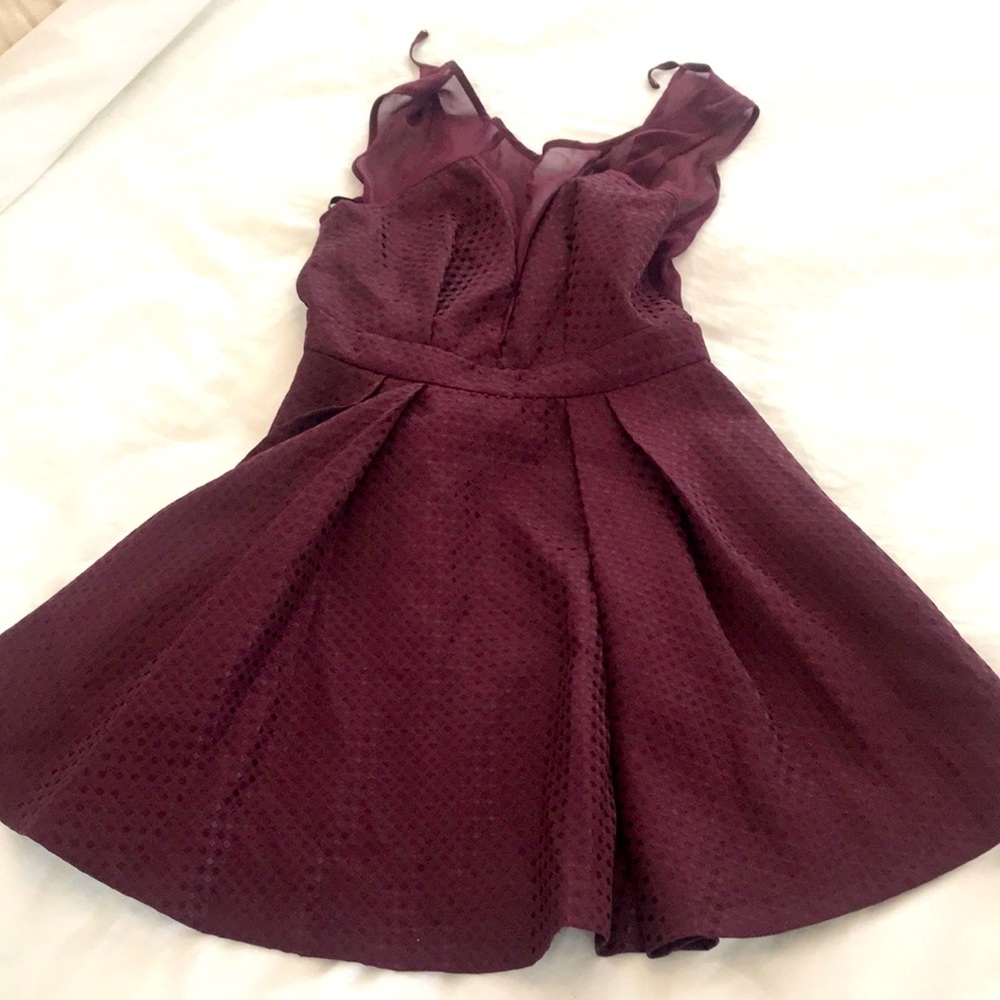BCBG cocktail dress. Maroon in colour